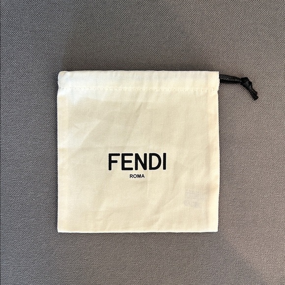 Fendi Handbags - Fendi Ivory Logo Dust Bag